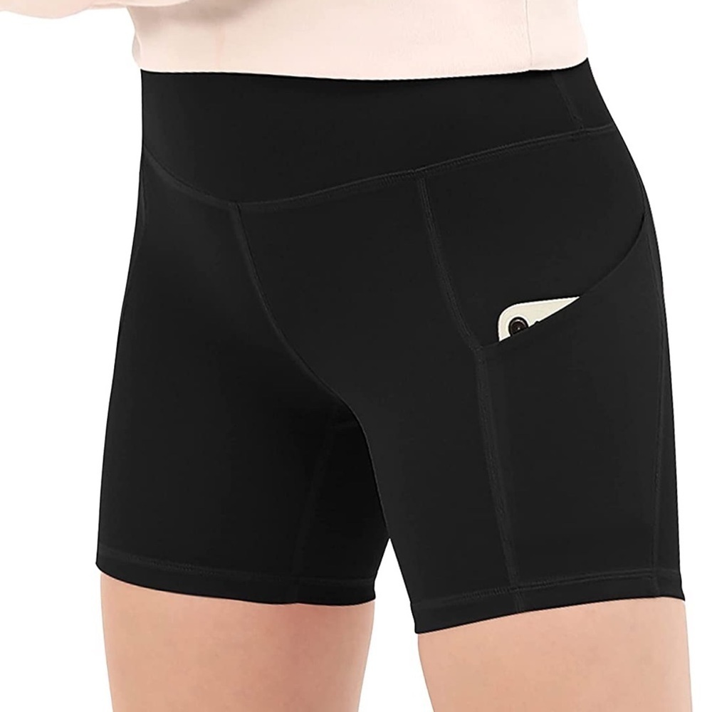 High waisted, biker shorts